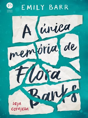 cover image of A única memória de Flora Banks